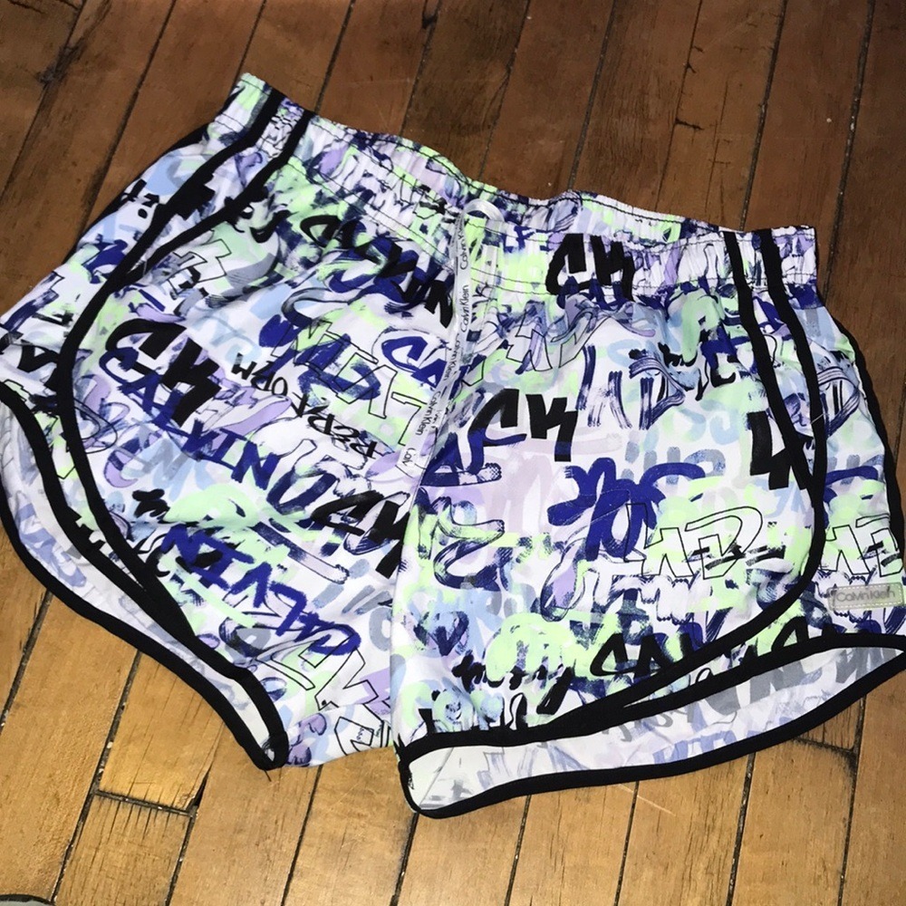 Calvin Klein Multicolor Graphic Men's Swim Trunks